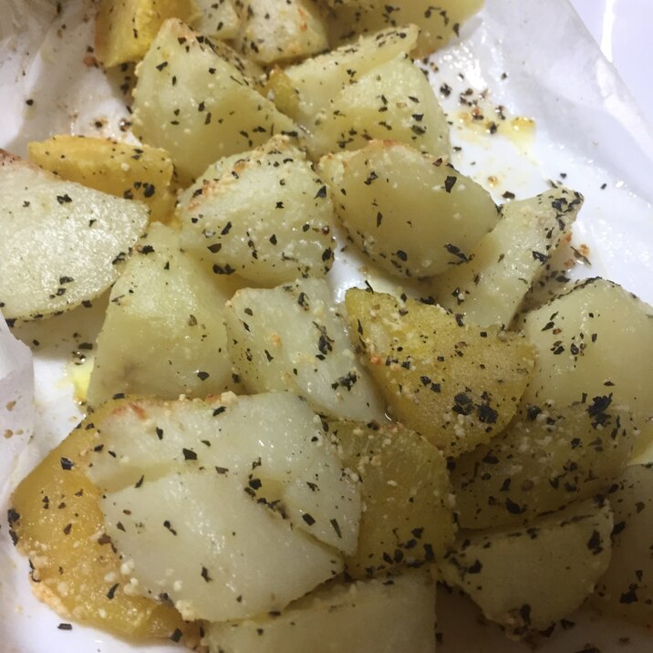粉チーズとバターの薩摩芋 ポテトオーブン焼き レシピ 作り方 By 葉な 楽天レシピ